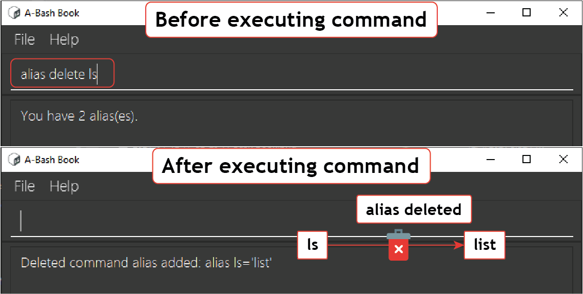 Alias Delete